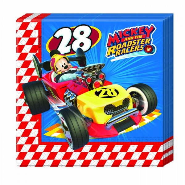 Papirservietter Mickey Mouse 20 stk, 33x33cm