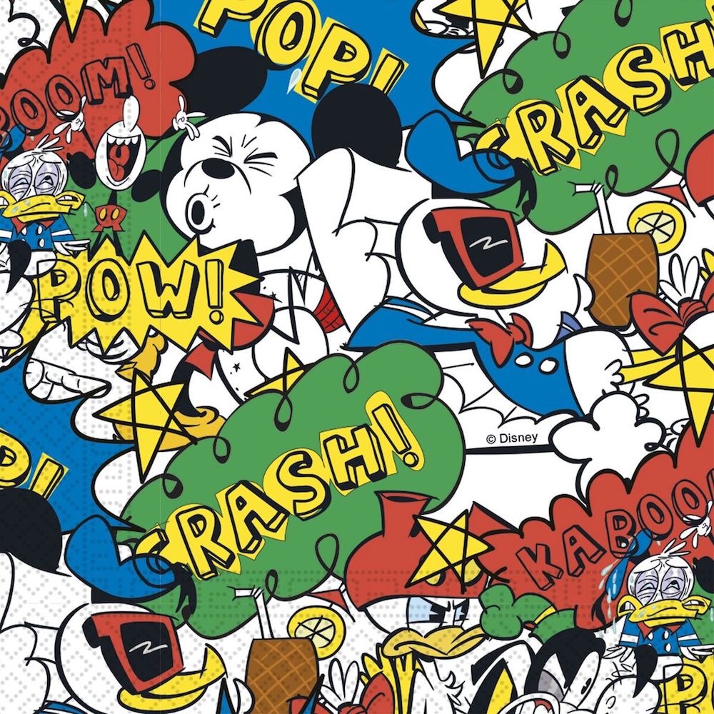 Papirservietter Mickey SuperCool 20 stk, 33x33cm