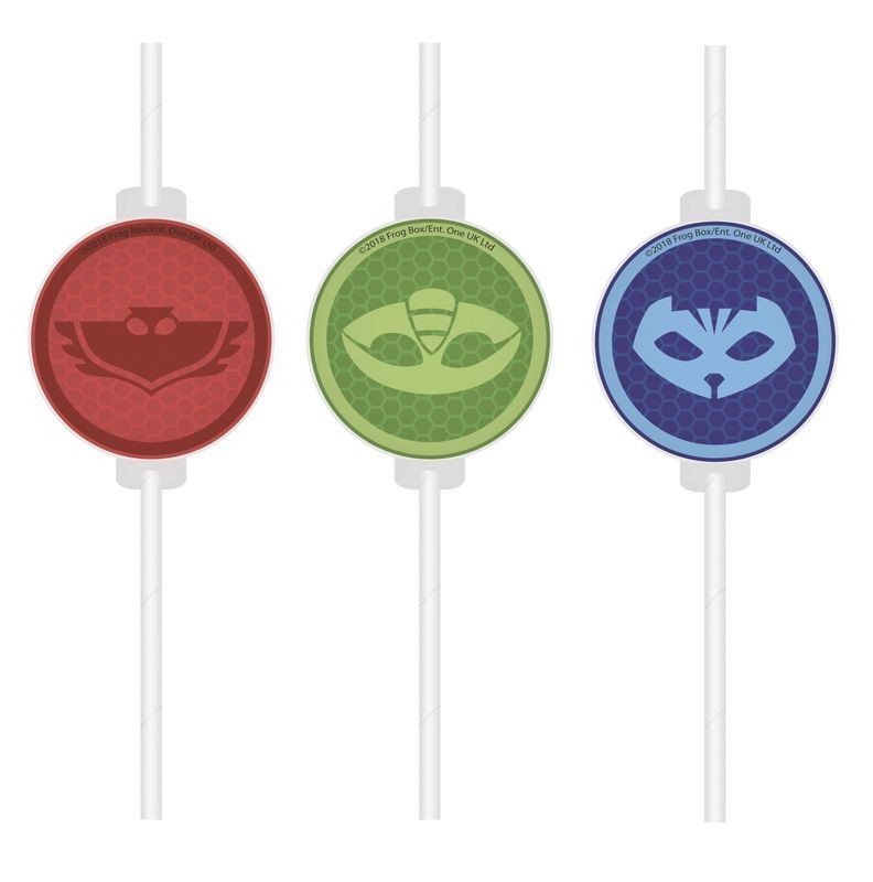 Sugerør Pysjheltene 4 stk