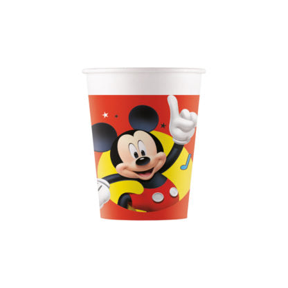 Drikkekrus i Papp, Mickey 8 stk