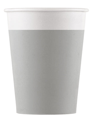 Drikkekrus i Papp Grå 8 stk COMPOSTABLE
