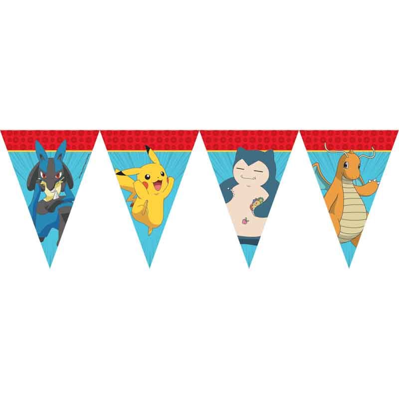 Flaggrekke Pokémon i papir