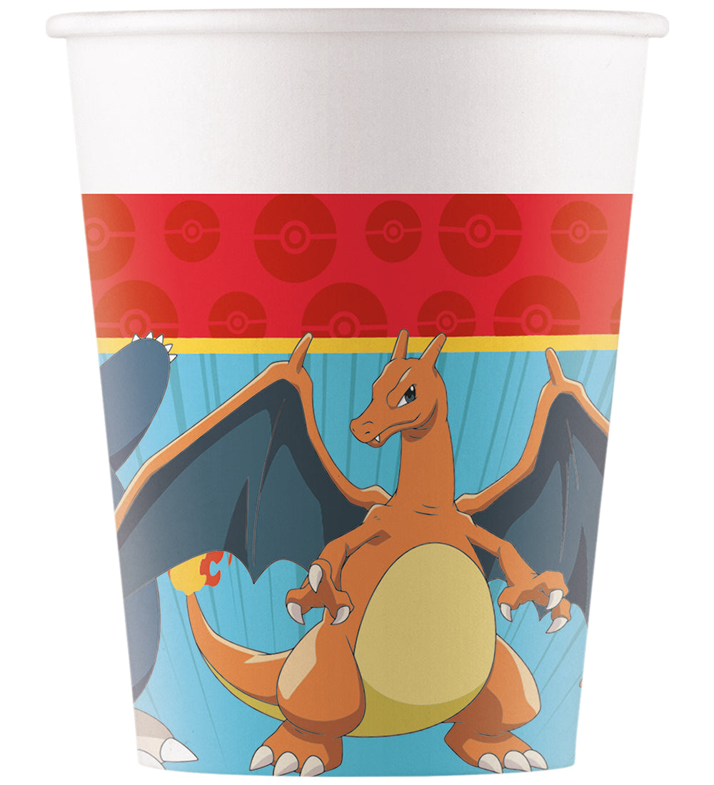 Drikkekrus i Papp, Pokémon 8 stk