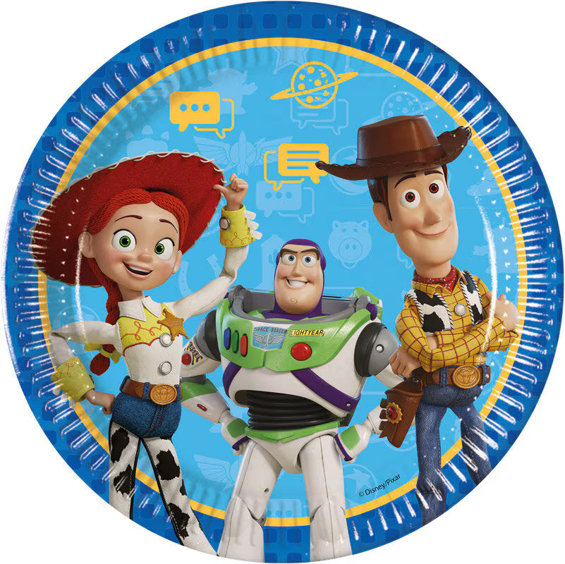 Papptallerken Toy Story 5 23cm, 8stk