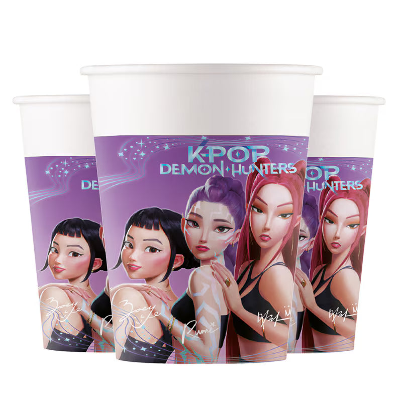 Pappkopper K-Pop Demon Hunters 8stk