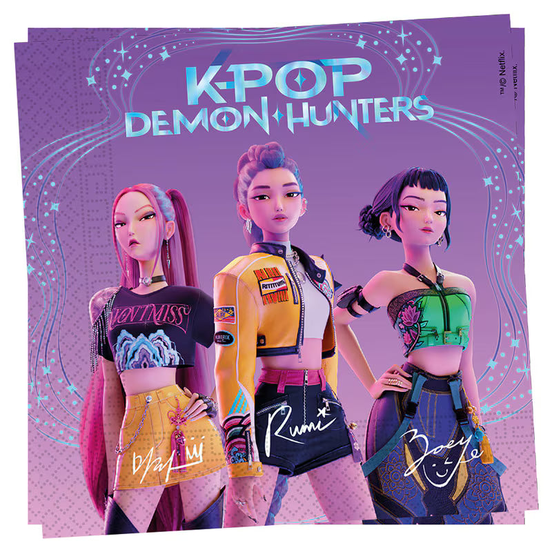 Servietter K-Pop Demon Hunters 20stk