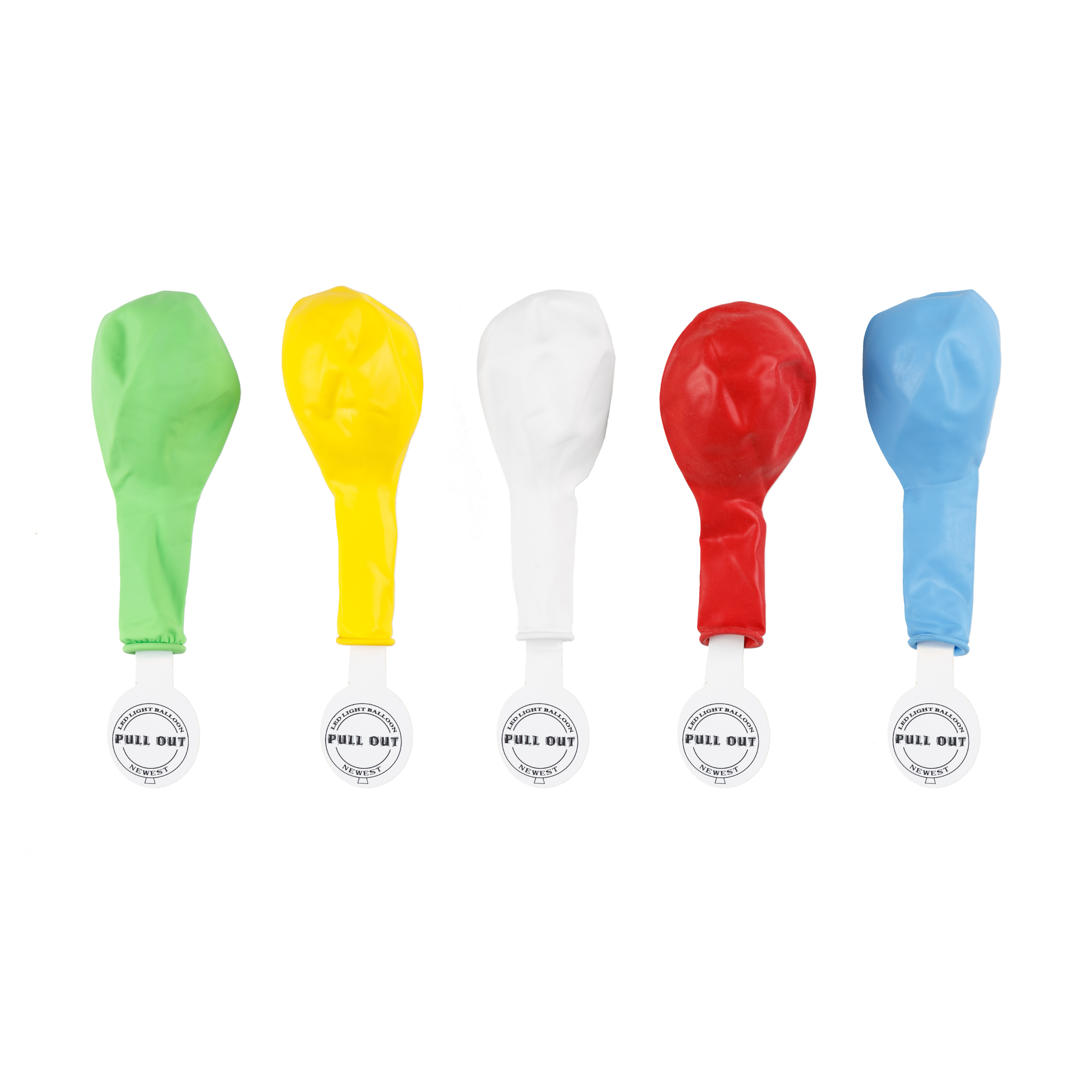 Ballonger Led mix, 5 stk, 30 cm