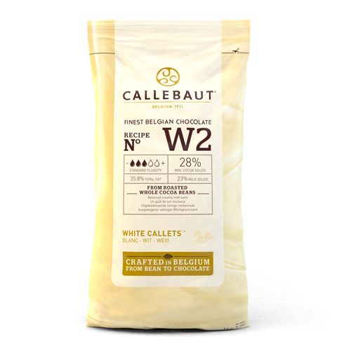 Callebaut W2 hvit sjokolade 28% 1kg