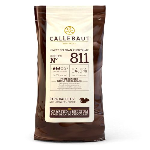 Callebaut 811 mørk sjokolade 54,5% 1kg