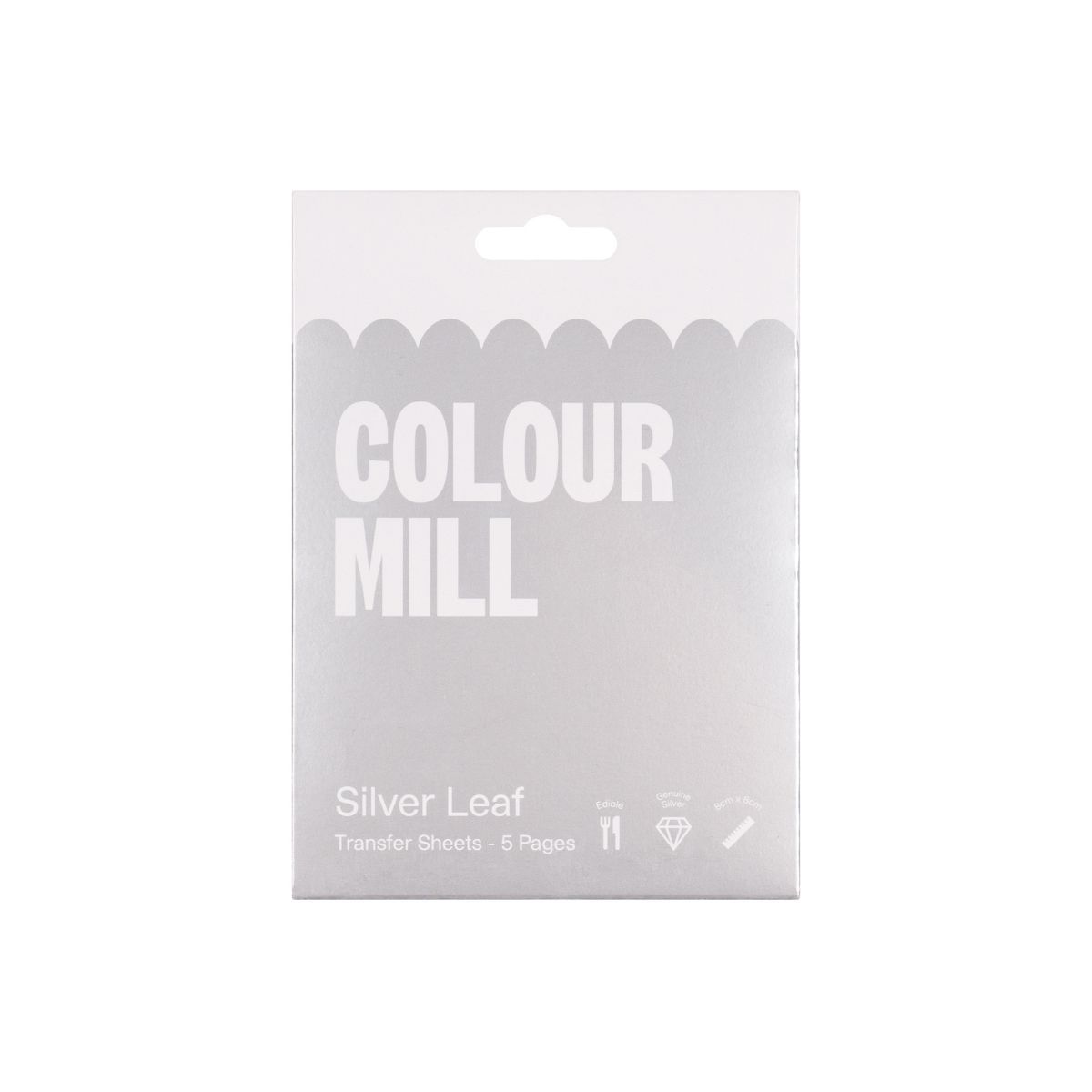 Colour Mill Spiselig Sølvblad 5 ark