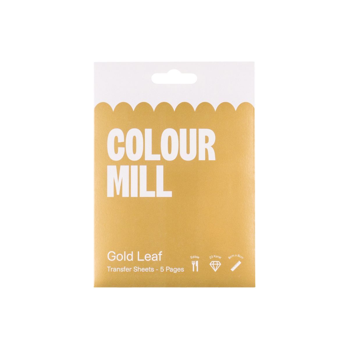 Colour Mill Spiselig Gullblad 5 ark