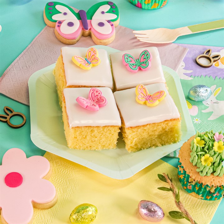 Kakepynt Spiselig Sommerfugl 12stk