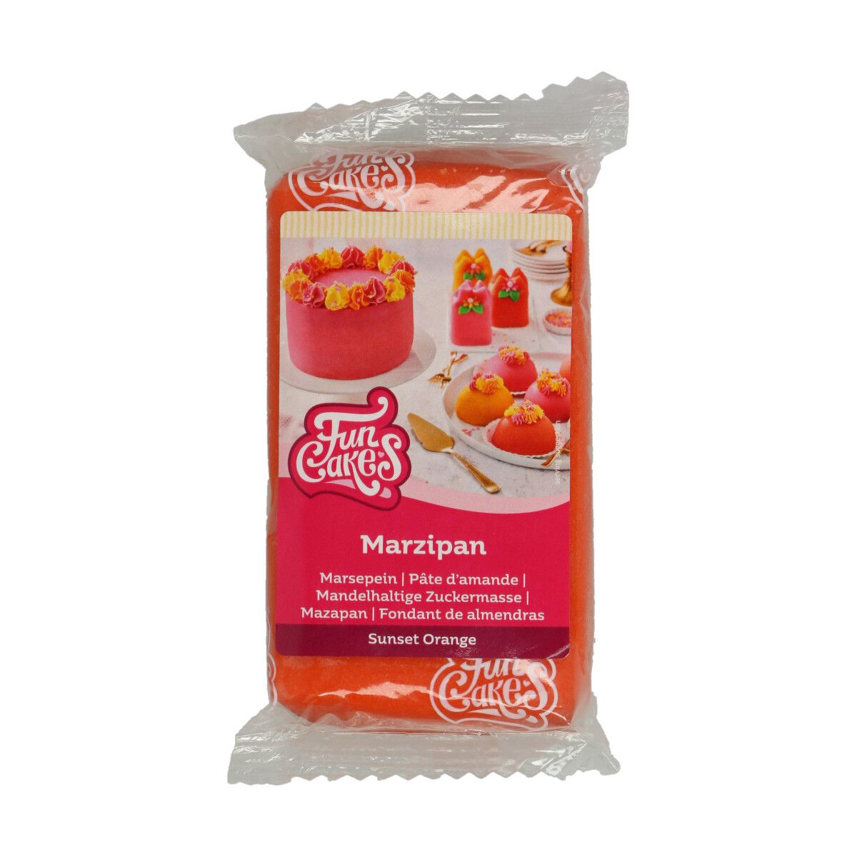 FunCakes Marsipan Sunset Orange 250g