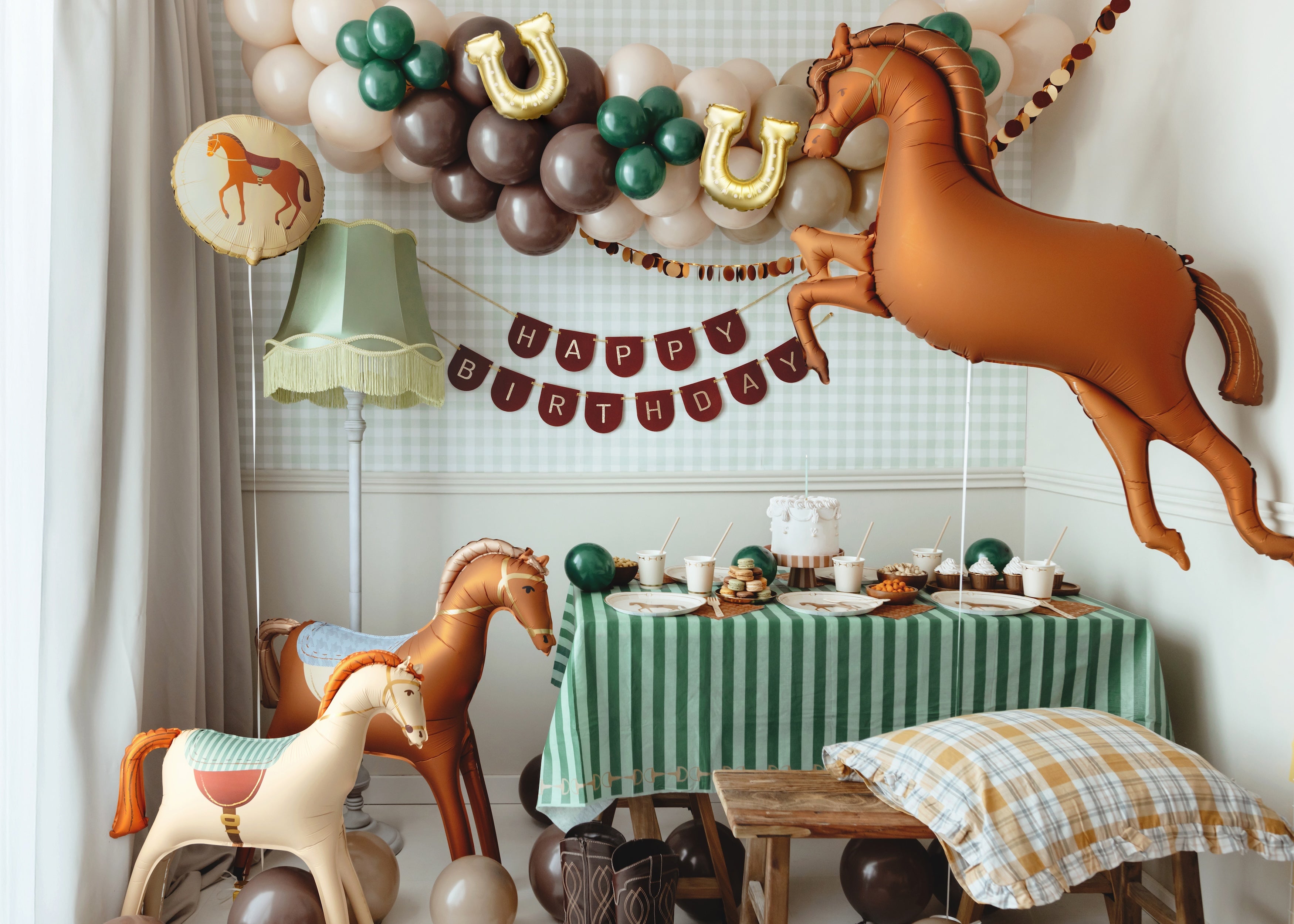 Folieballong Hest 90 cm