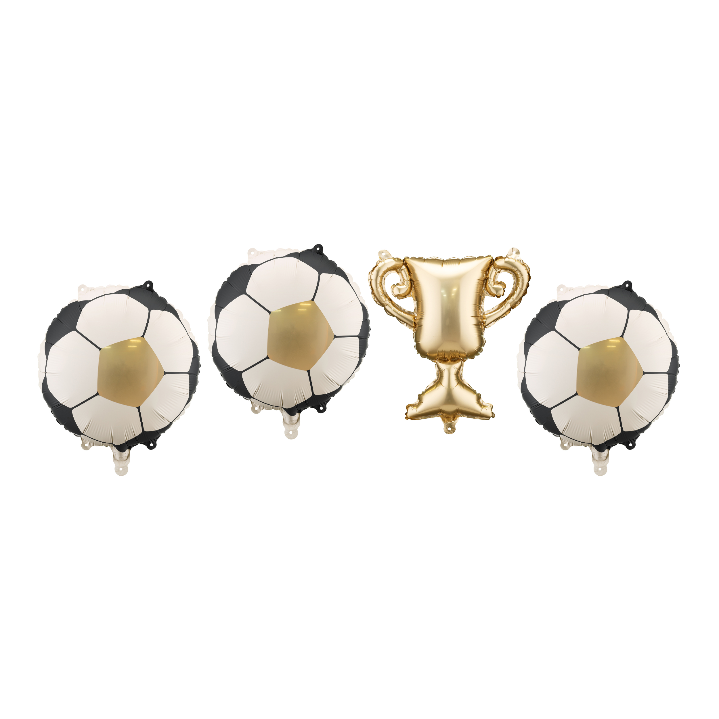 Folieballong fotball og trofé 34 cm