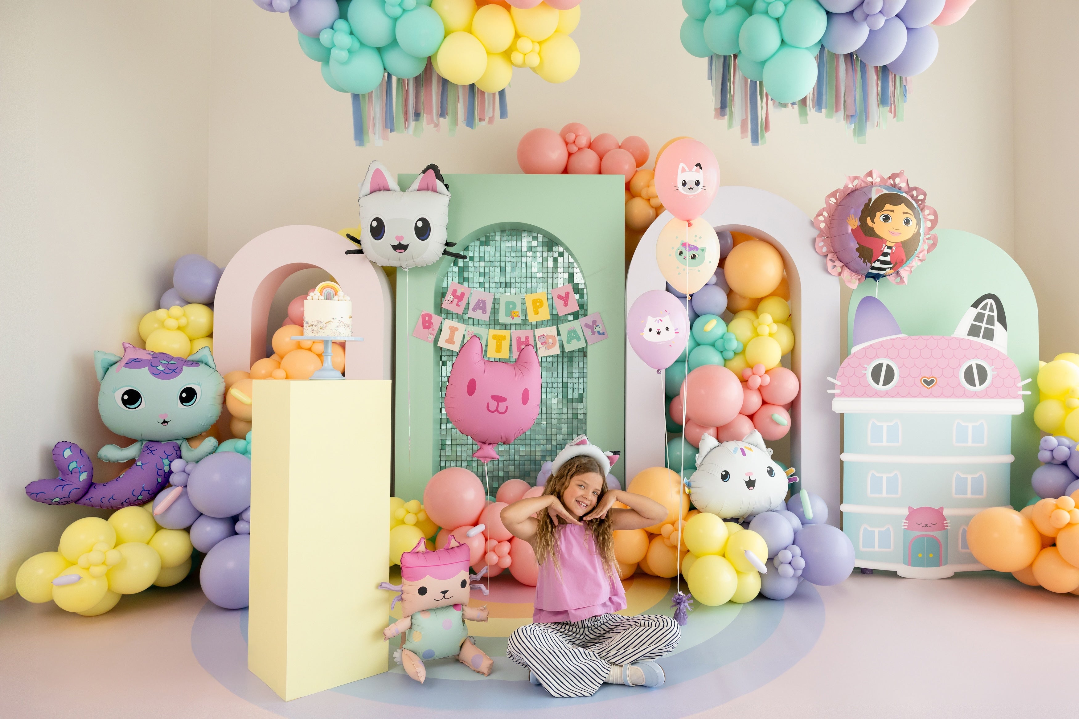 Folieballong Gabbys Dukkehus Baby Box 2 stk