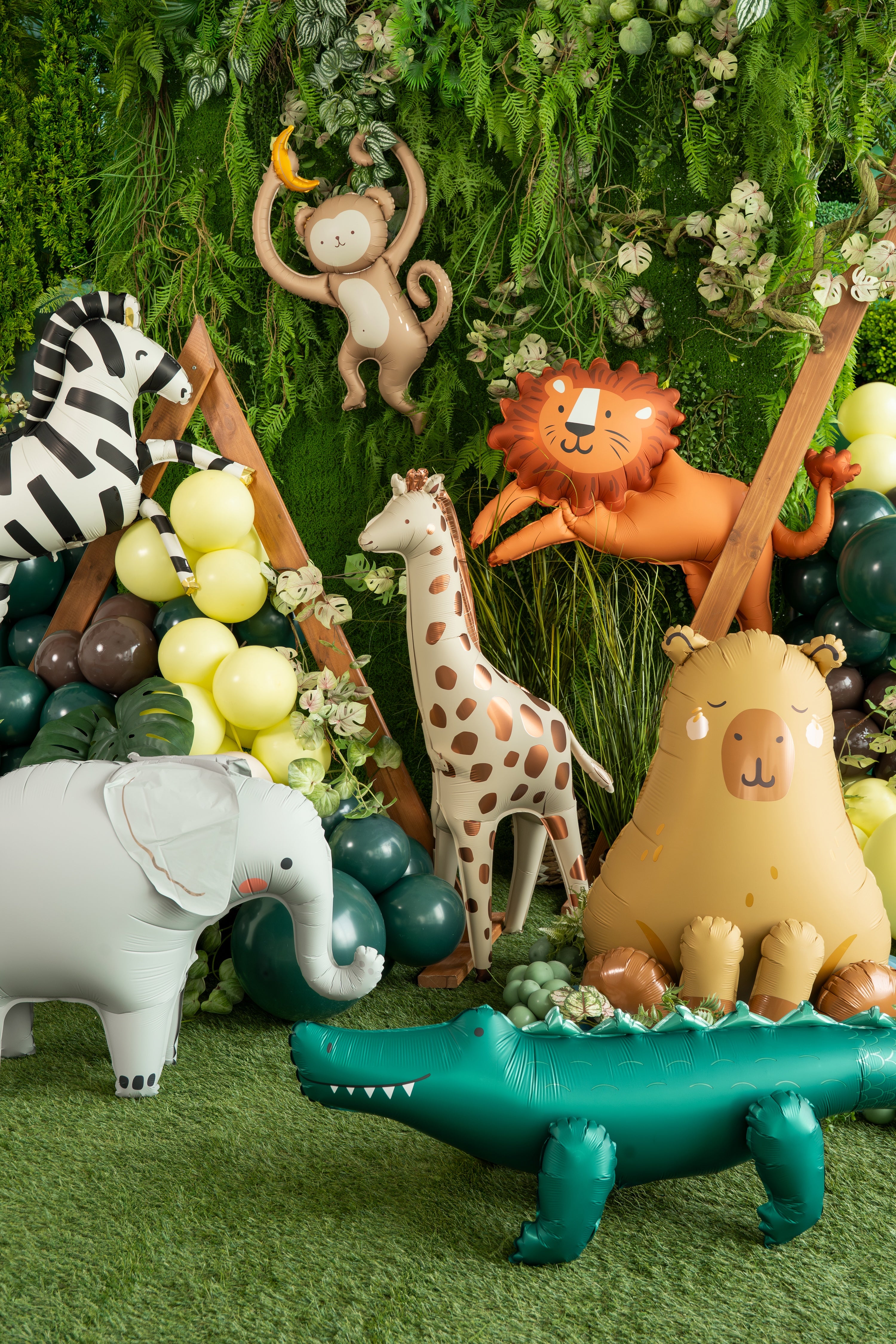 Folieballong Giraffe, 49x114 cm