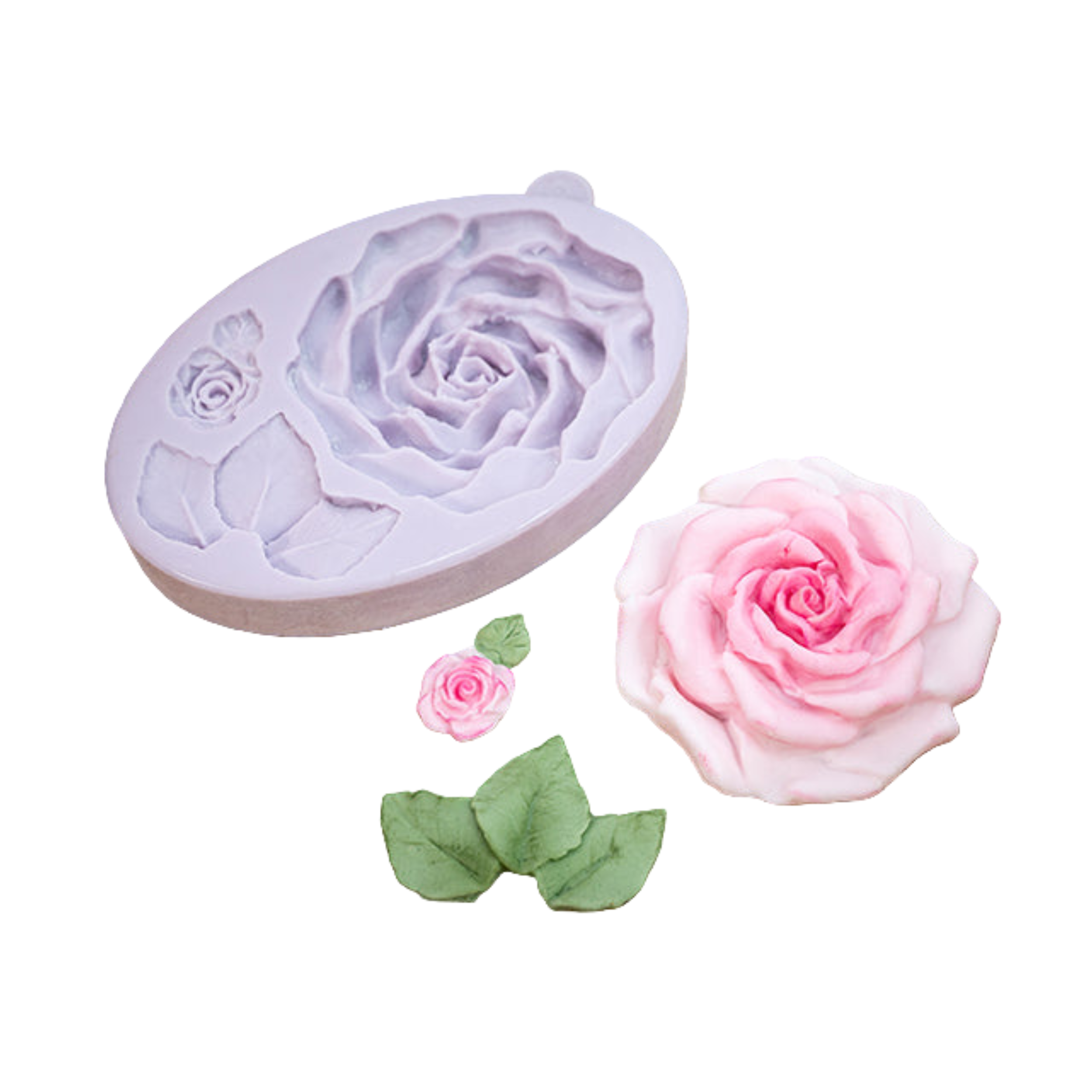 Karen Davies Silikonform Stor Rose