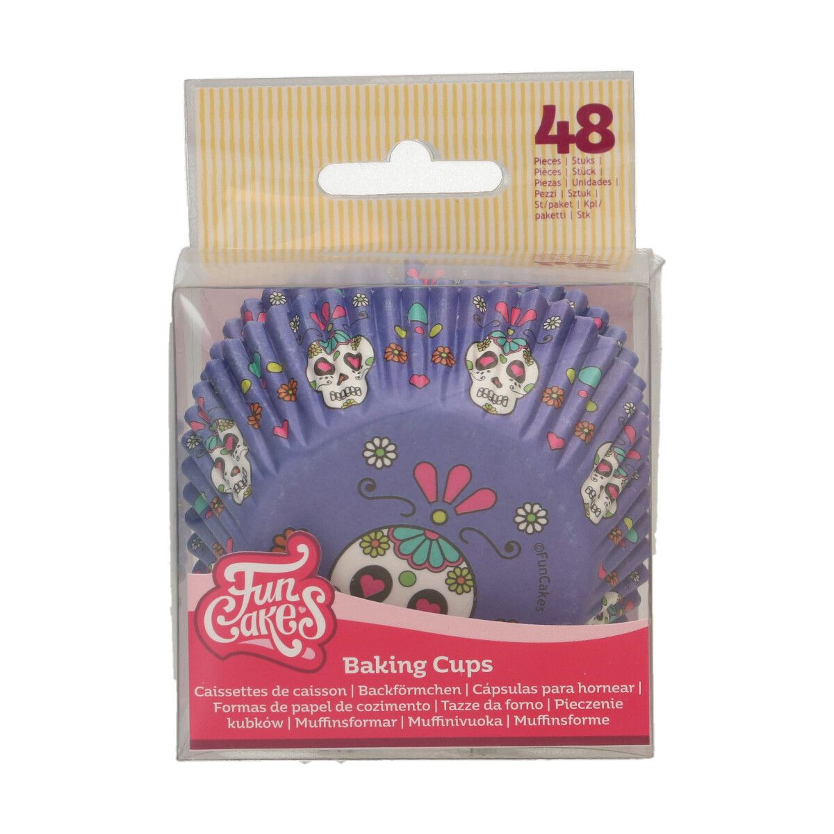 FunCakes Day of Dead Muffinsform 48 PK