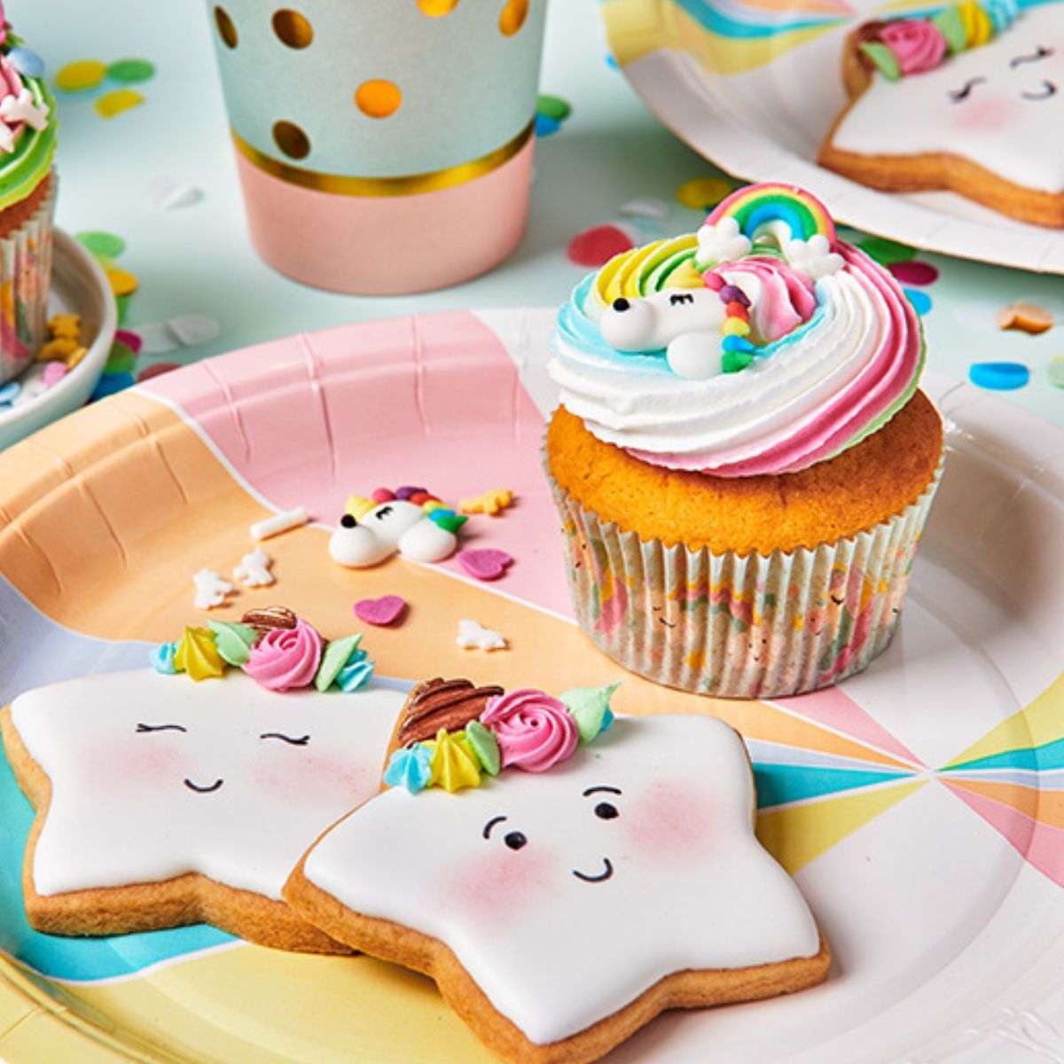 FunCakes Kakepynt Unicorn 12 stk