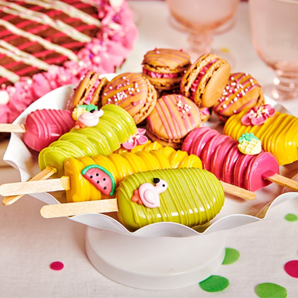 FunCakes Kakepynt Tropical 8 stk