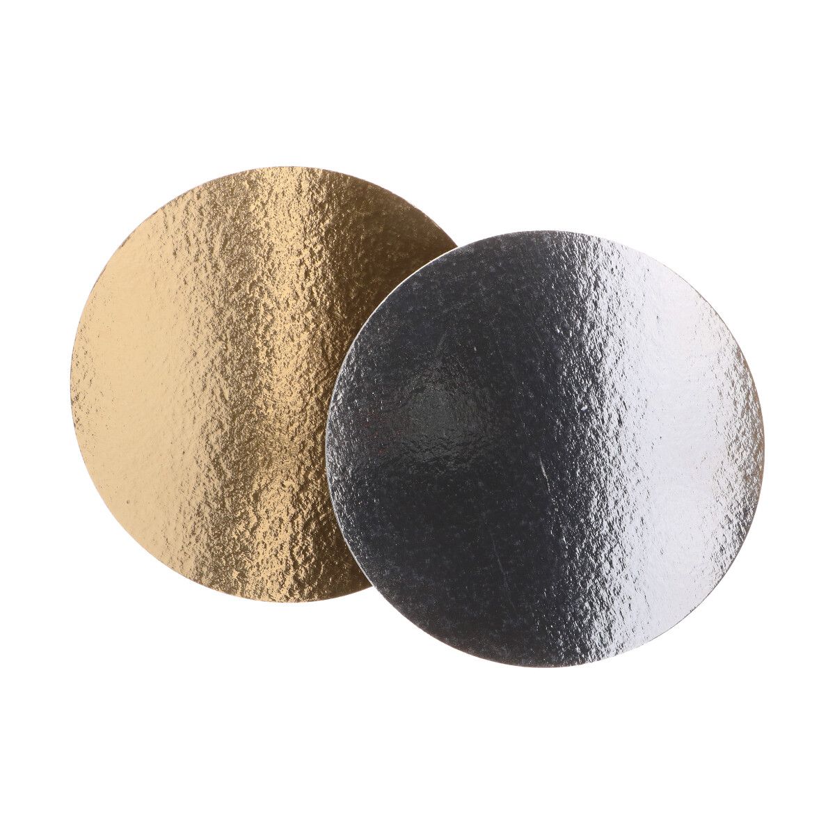 FunCakes Kakebrett Gull/Sølv Runde 35 cm, 3 stk