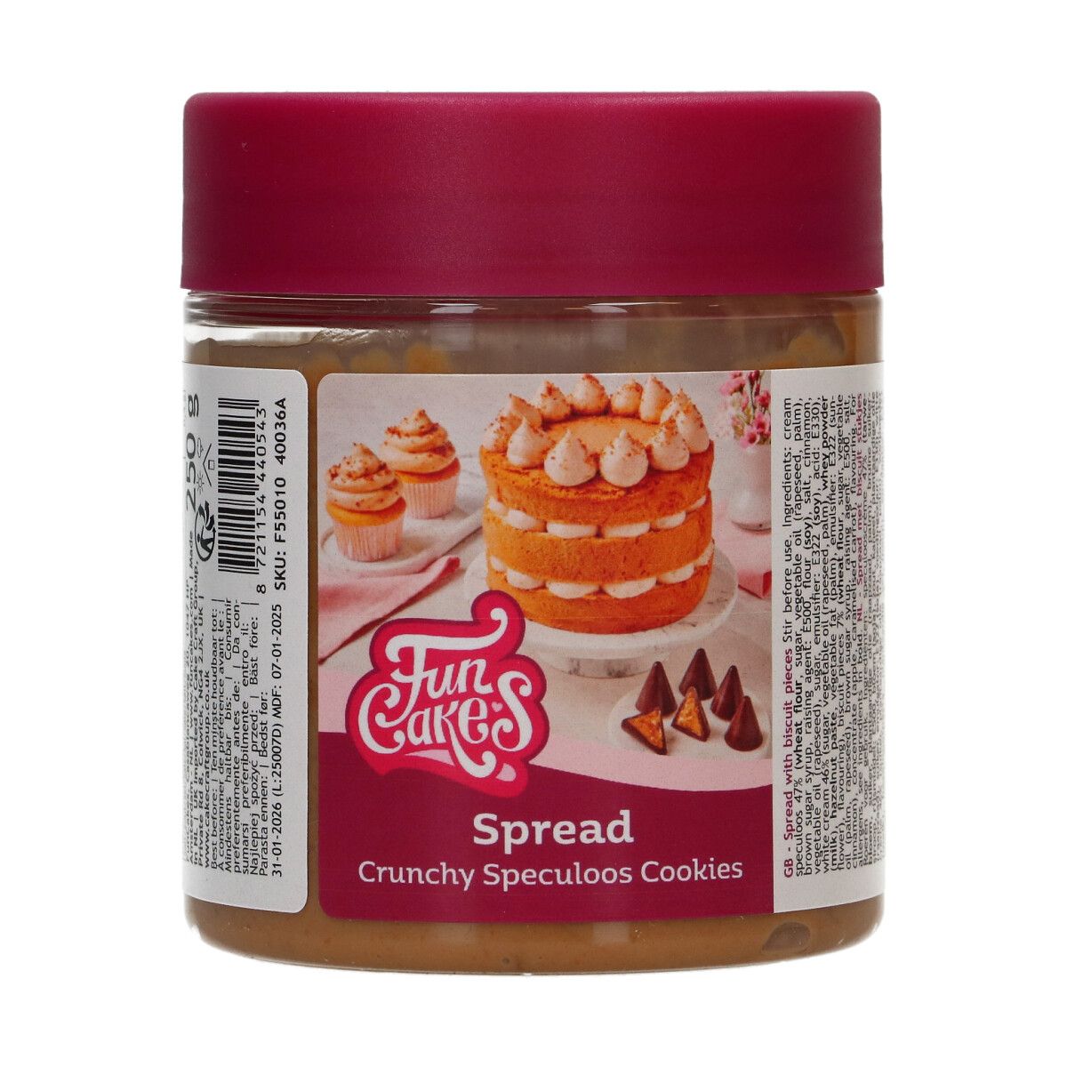 FunCakes Spread - Crunchy Speculoos Cookies 250g