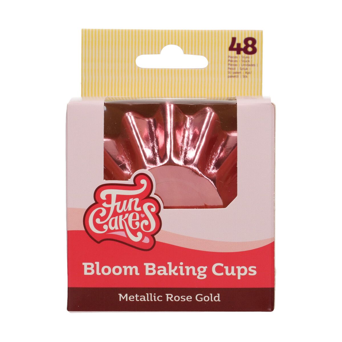 FunCakes Muffinsformer Bloom Rosegull 48stk