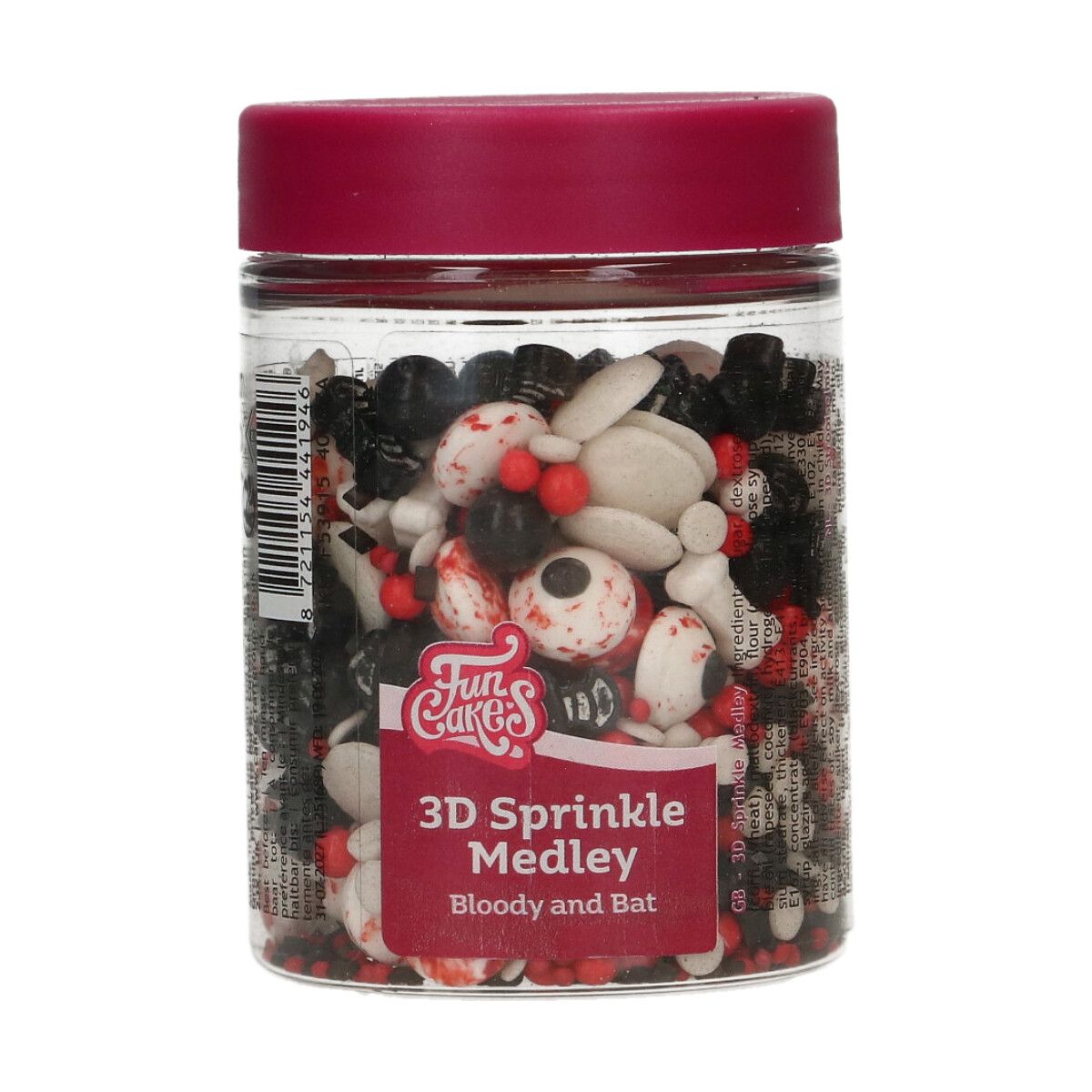 FunCakes Kakestrø 3D Bloody and Bat 70g