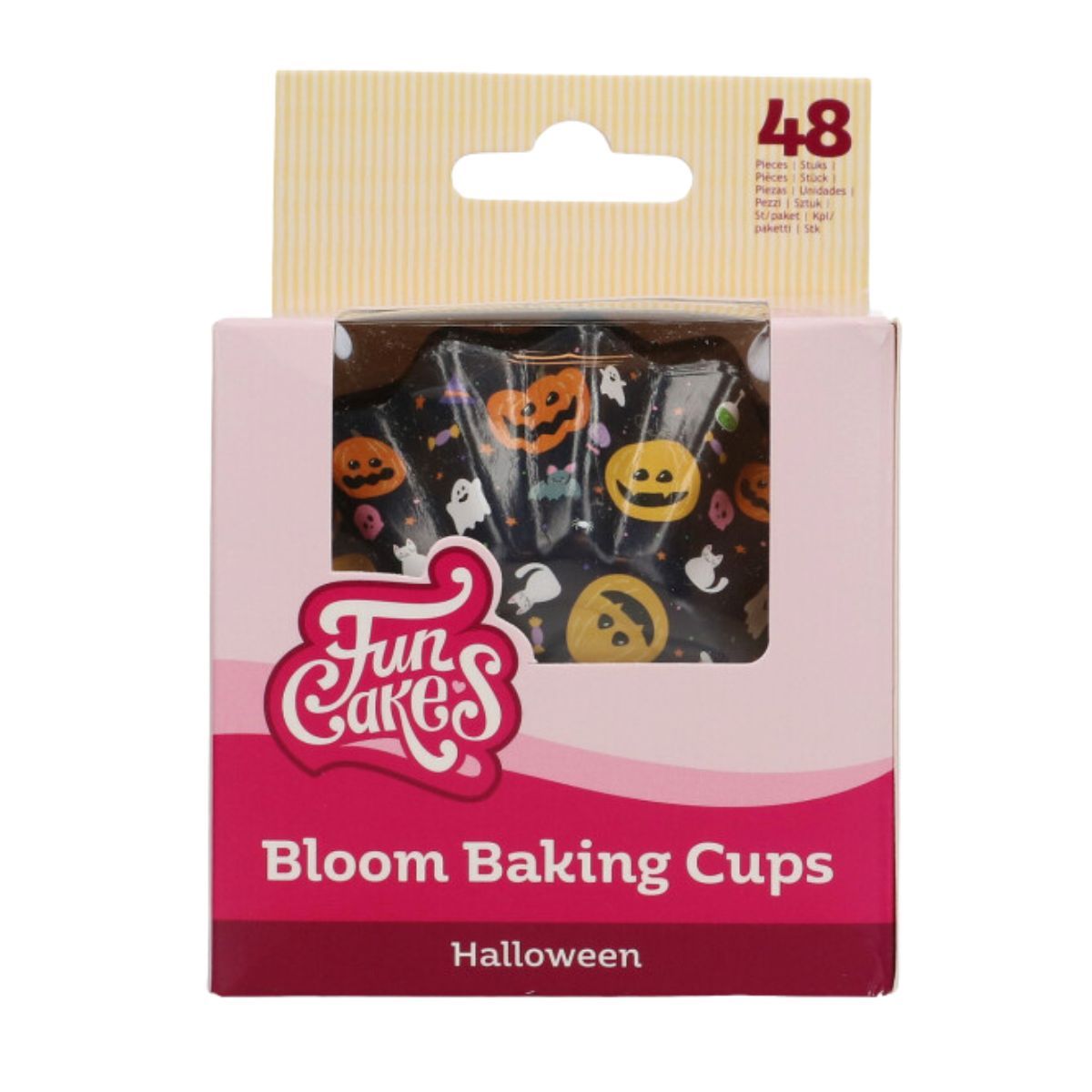 FunCakes Bloom Muffinsform Halloween 48 stk