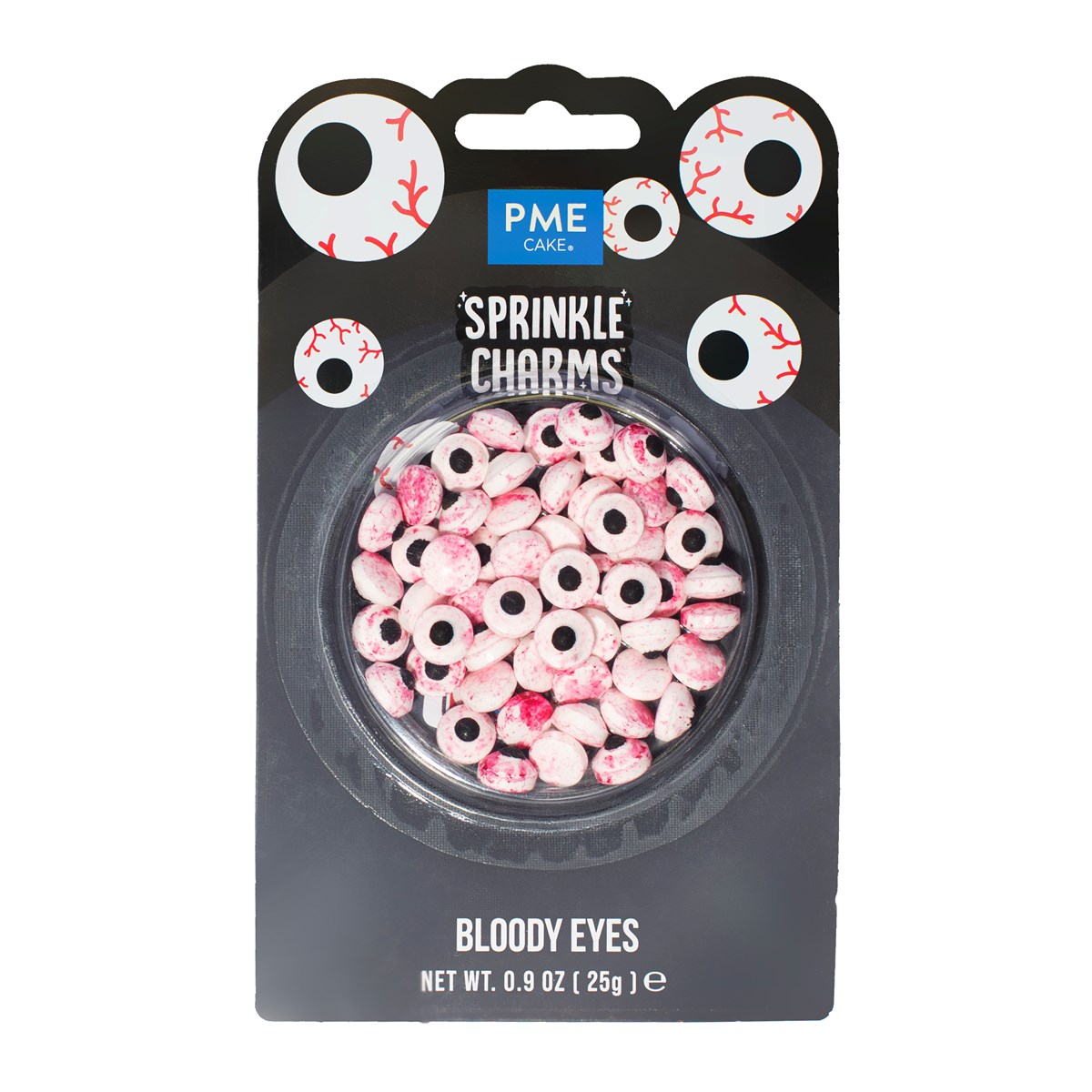 PME Kakestrø Halloween Blodige Øyne 25g