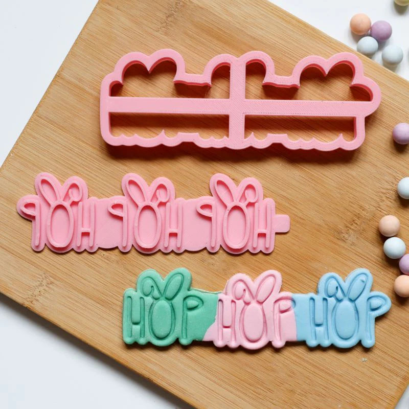 Utstikker og stempel Hop Hop Hop