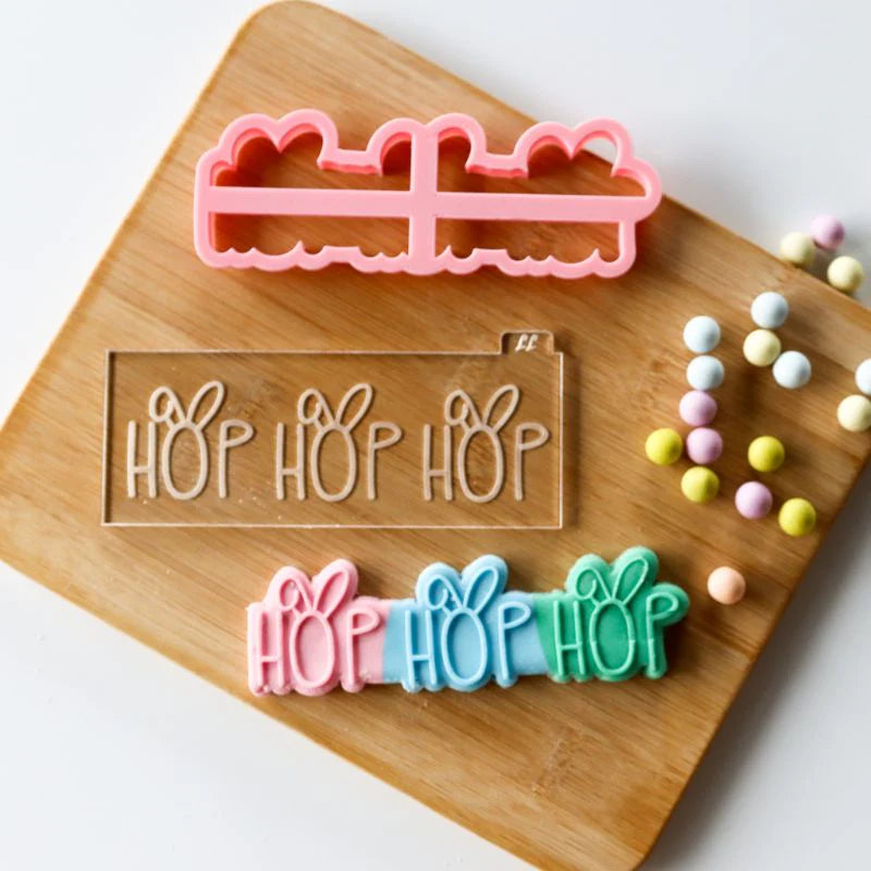 Utstikker og Embosser Hop Hop Hop