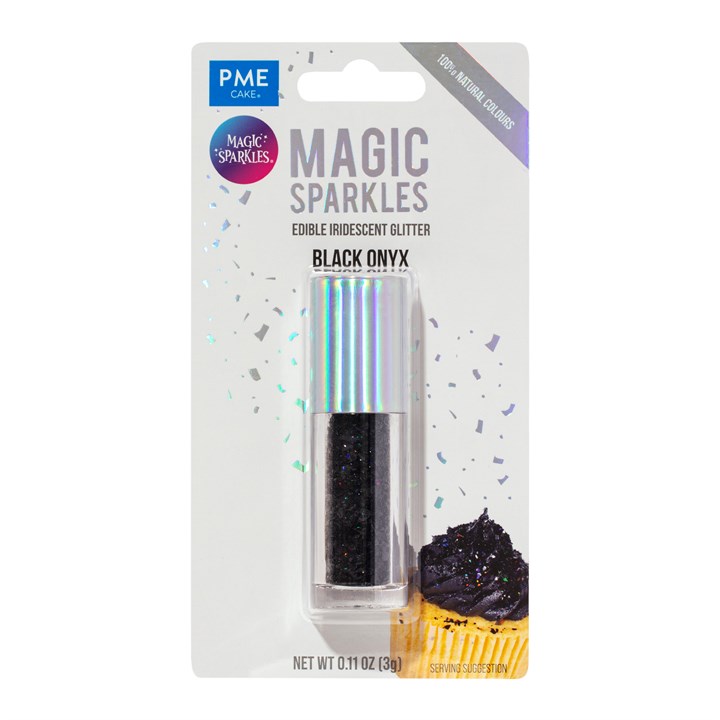 PME Magic Sparkles Glitterflak Black Onyx