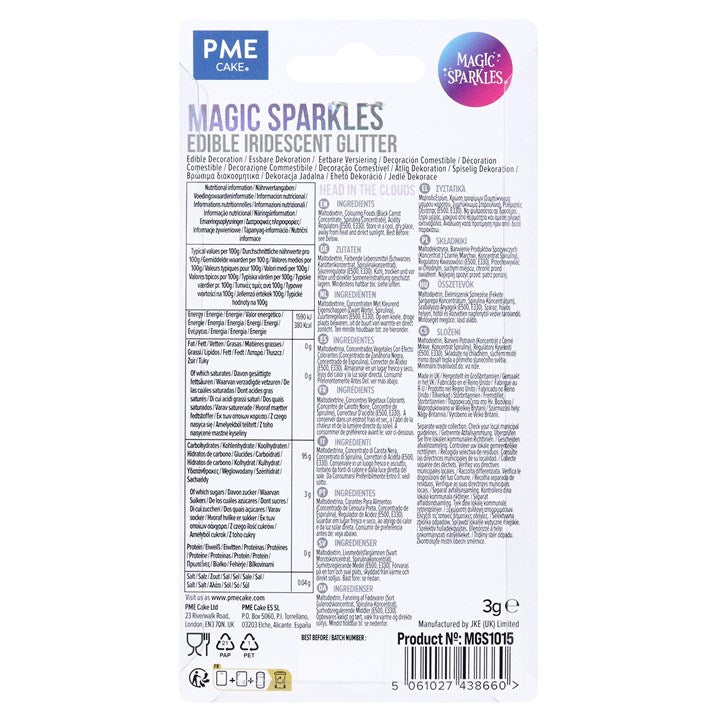 PME Magic Sparkles Glitterflak Head in the Clouds