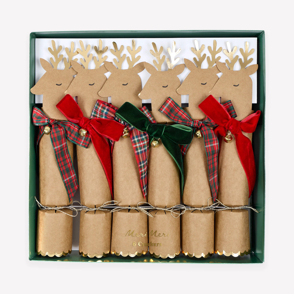 Meri Meri Knallbonbon Jul Plaid Reinsdyr