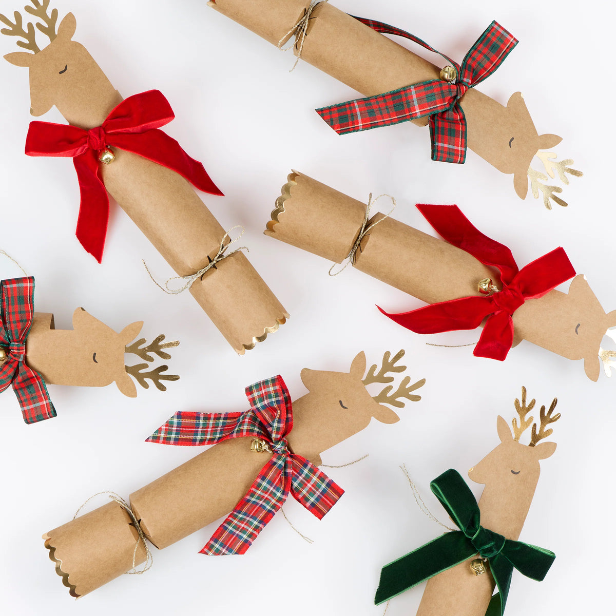 Meri Meri Knallbonbon Jul Plaid Reinsdyr