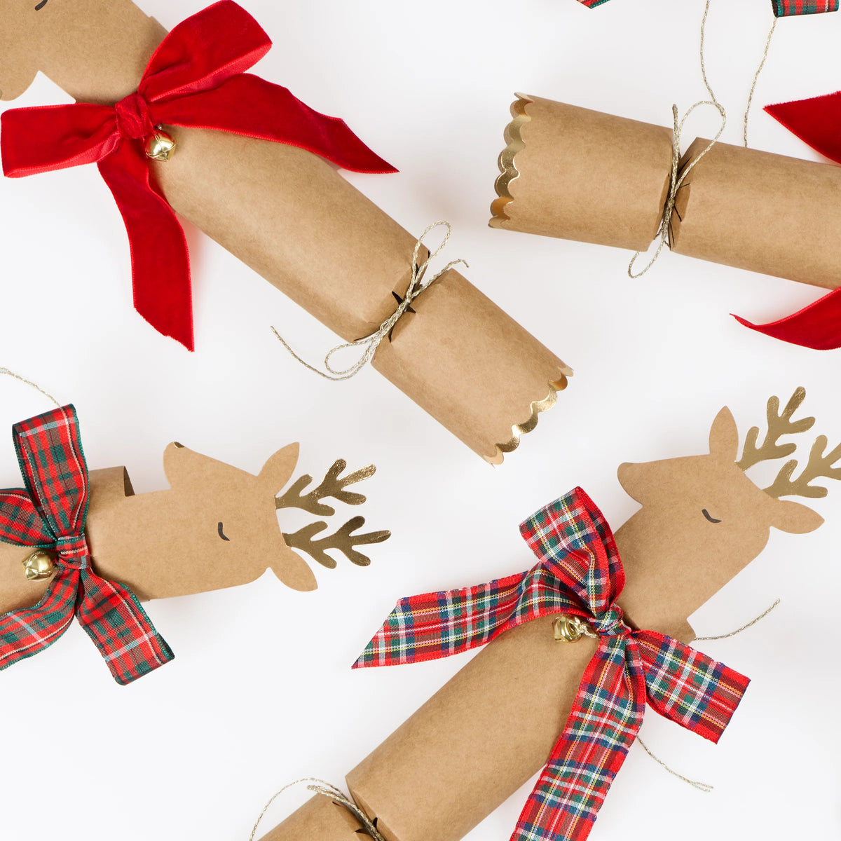 Meri Meri Knallbonbon Jul Plaid Reinsdyr