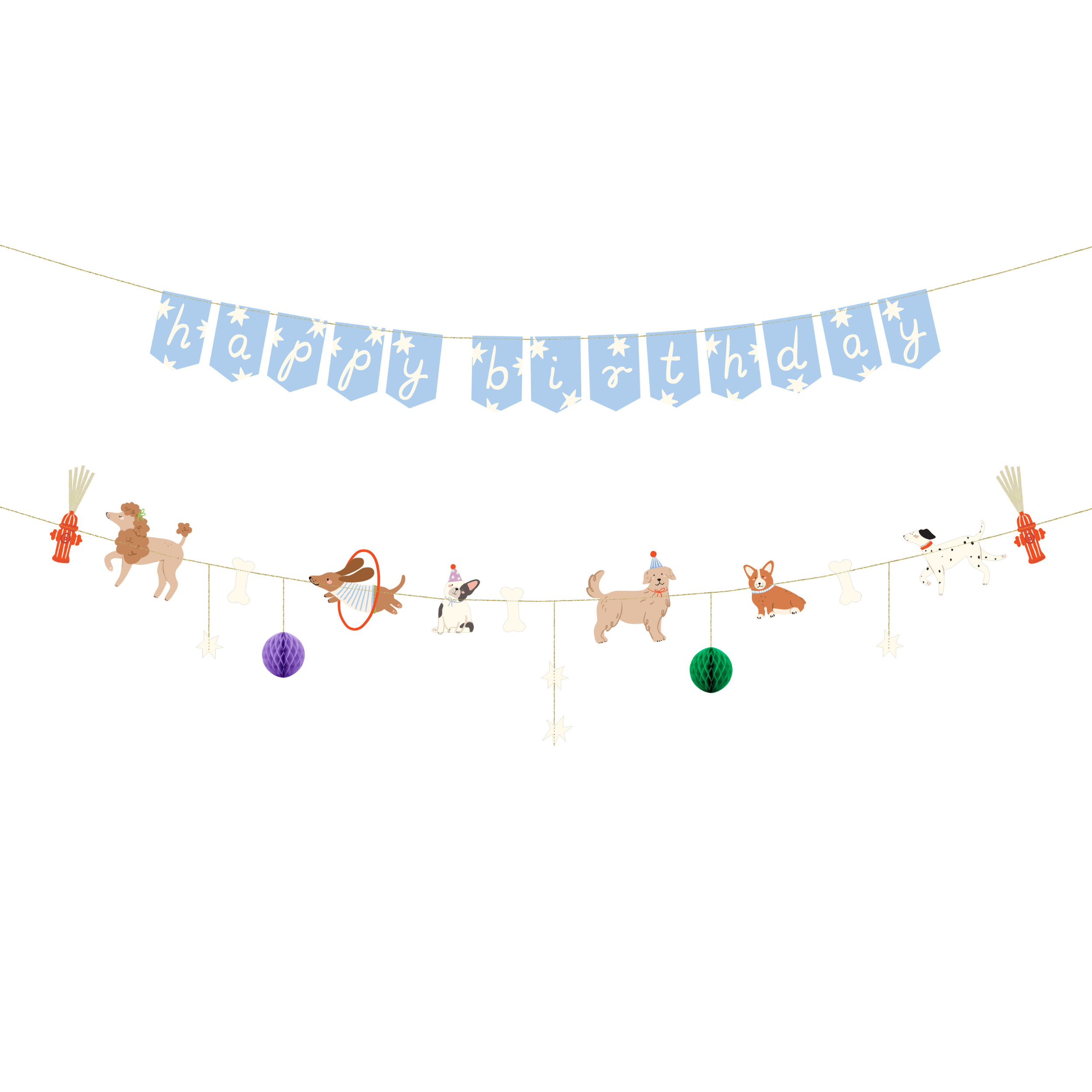 Girlander Happy Birthday Hunder 2,10m