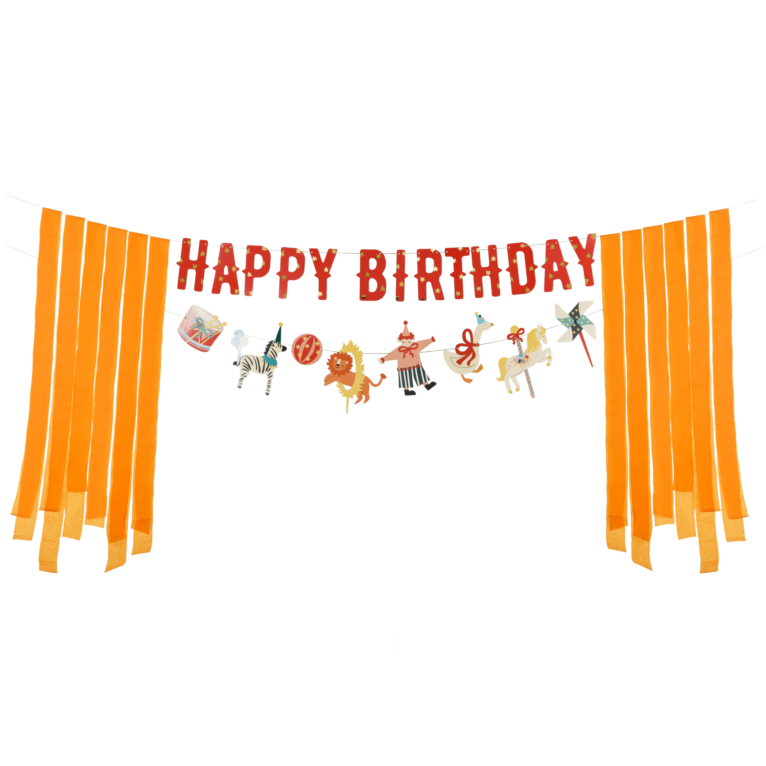 Girlander Happy Birthday Sirkus, 2,75m