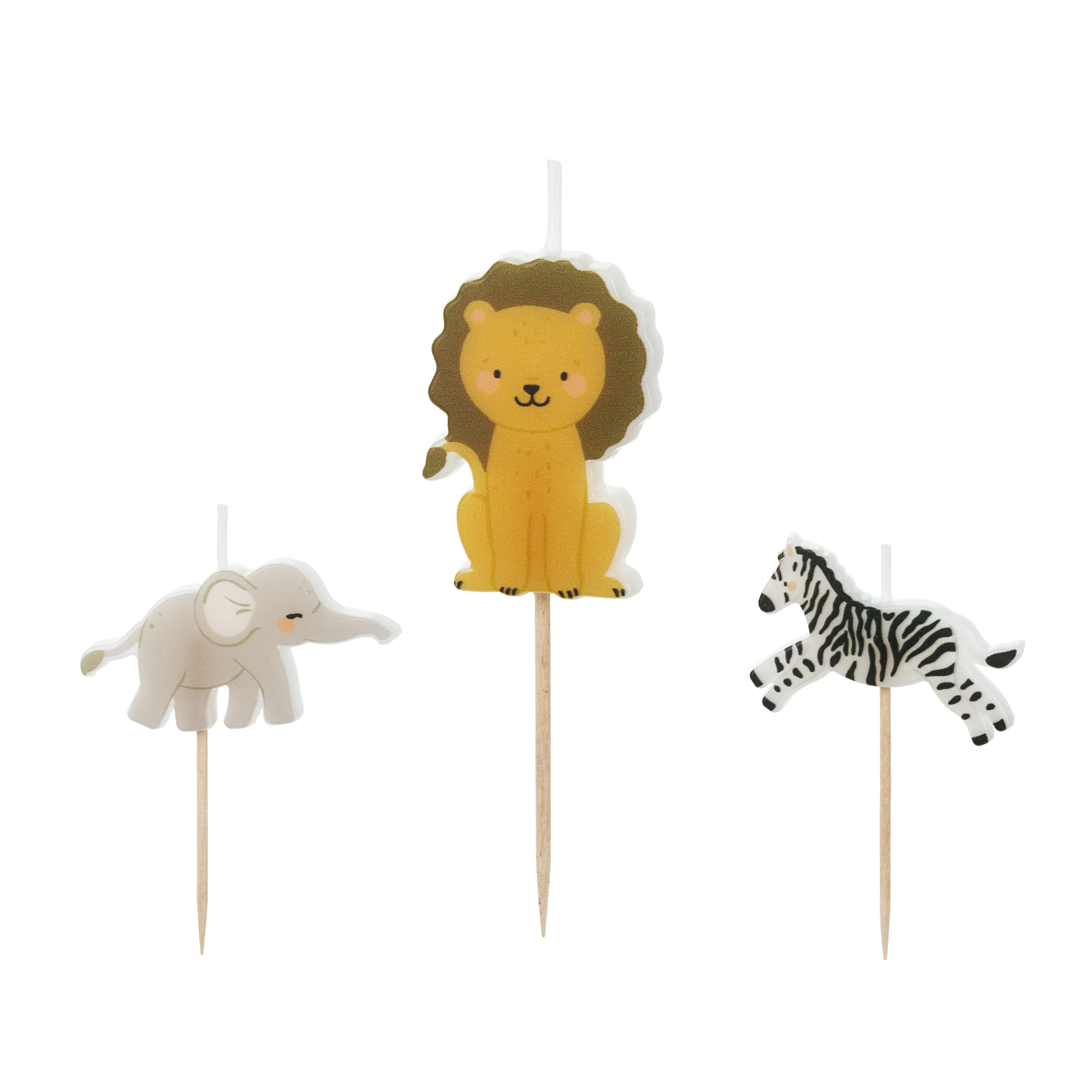 Kakelys Safari, 3-4 cm, 3 stk