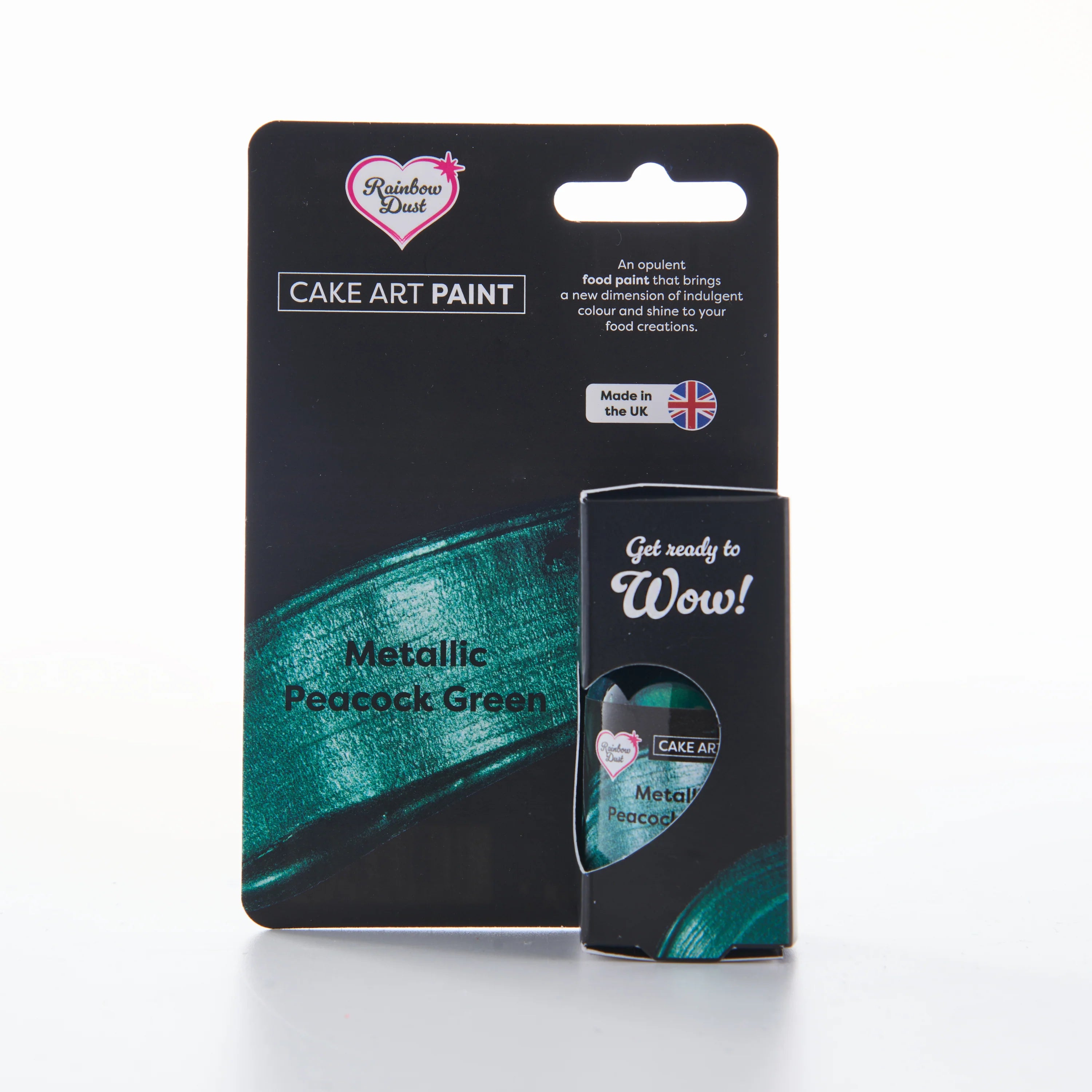 Maling spiselig Metallic Peacock Grønn 25ml