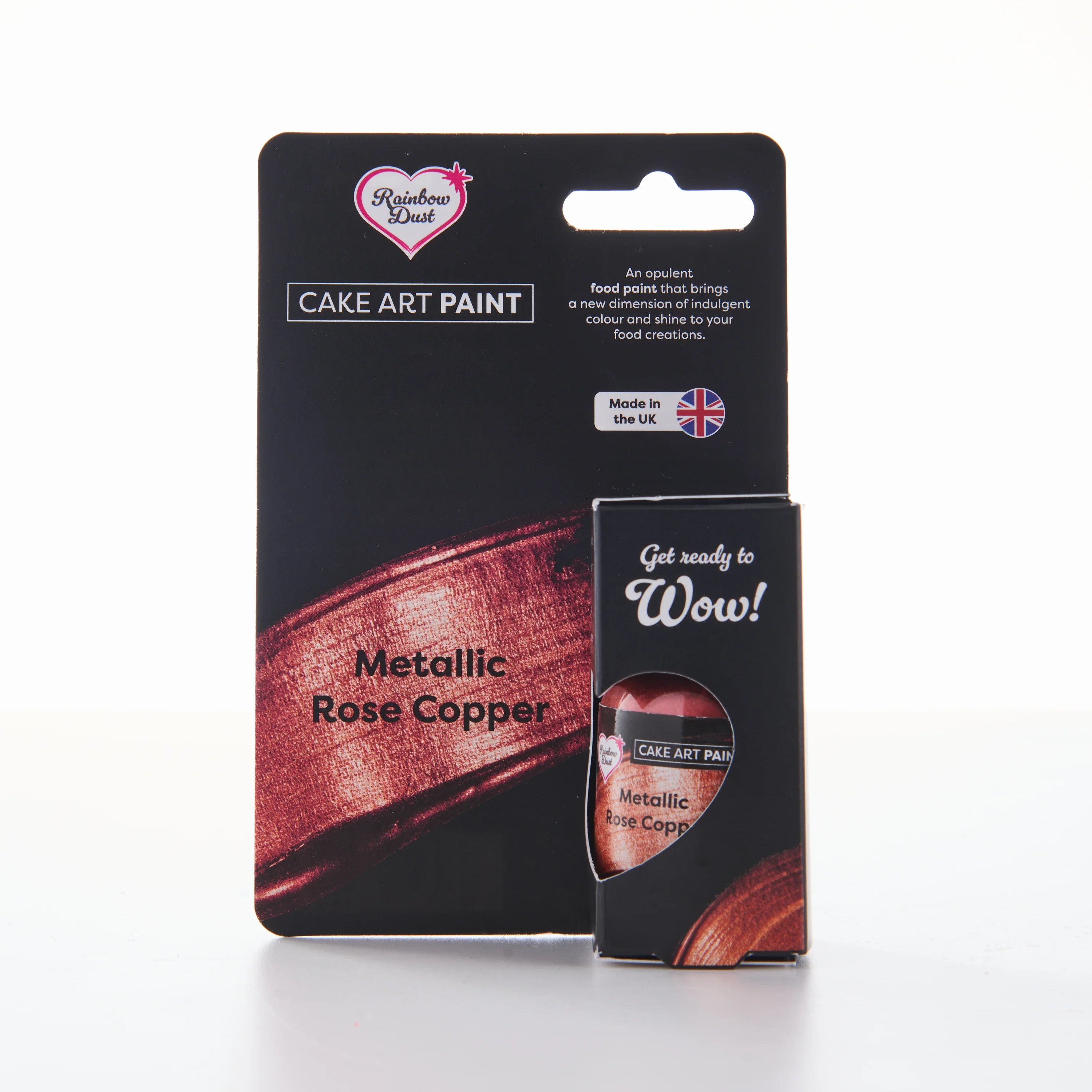 Maling spiselig Metallic Rose Kobber 25ml