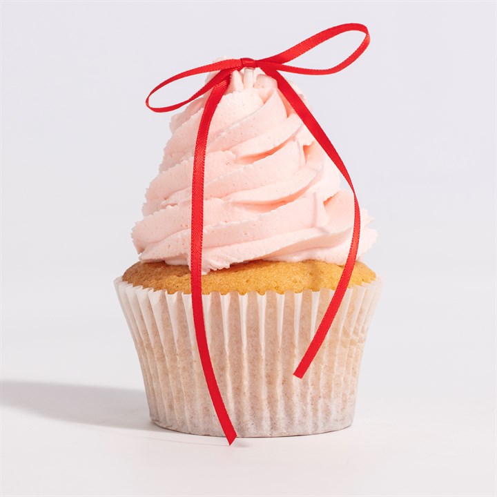Kaketopper Sløyfe Rød, 8 stk