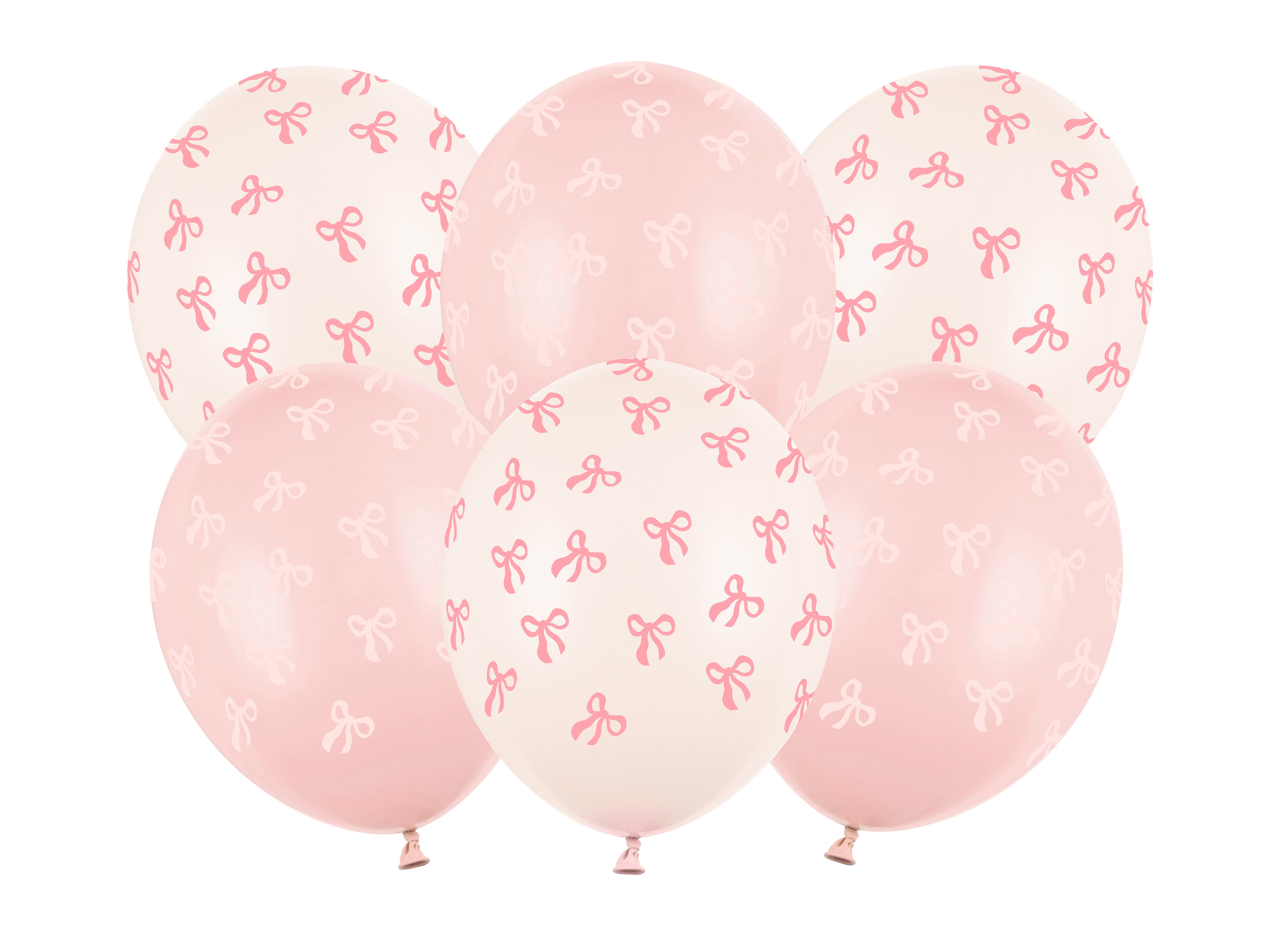 Ballonger Sløyfe Mix 30 cm, 6 stk