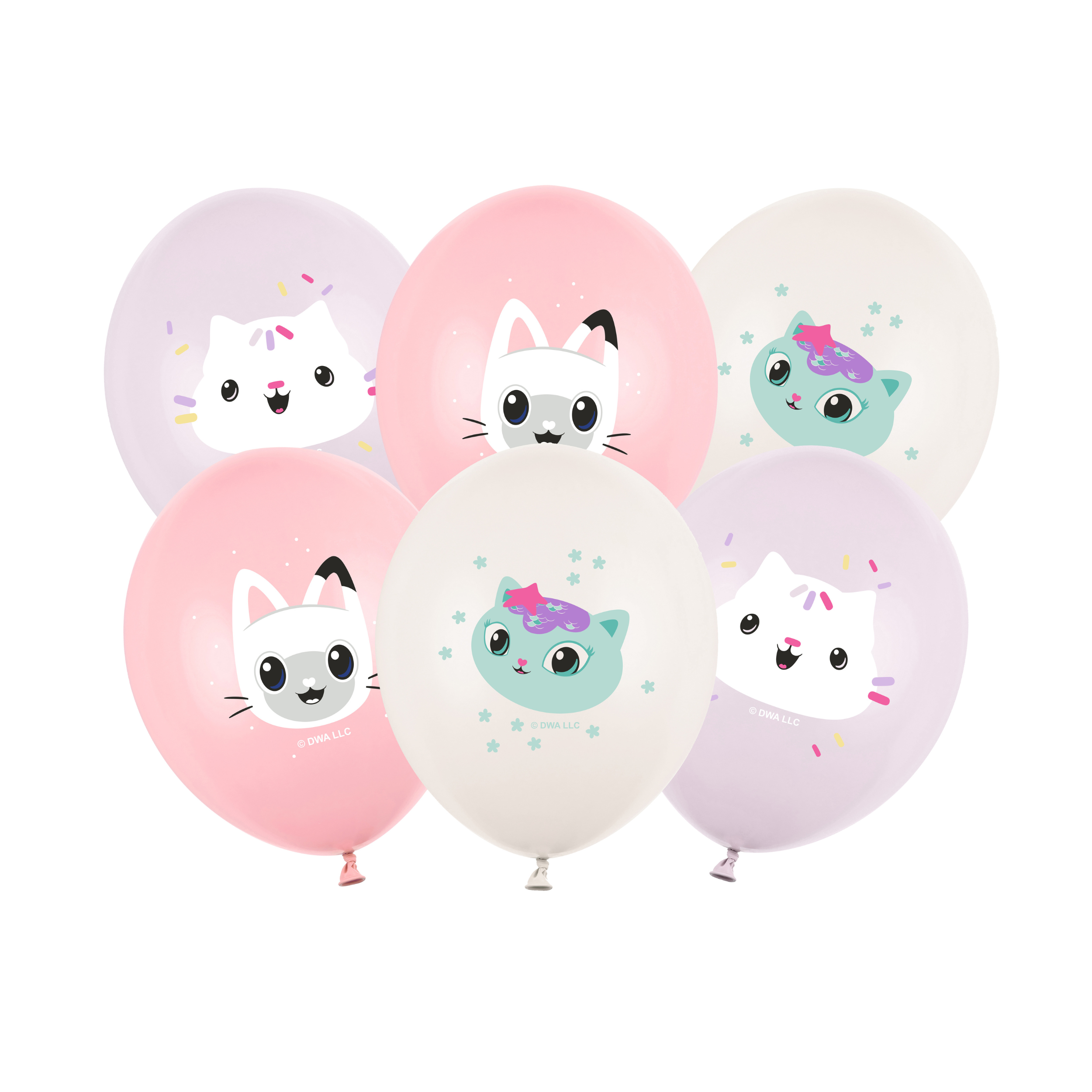 Ballonger Gabbys Dukkehus Miks 6 stk