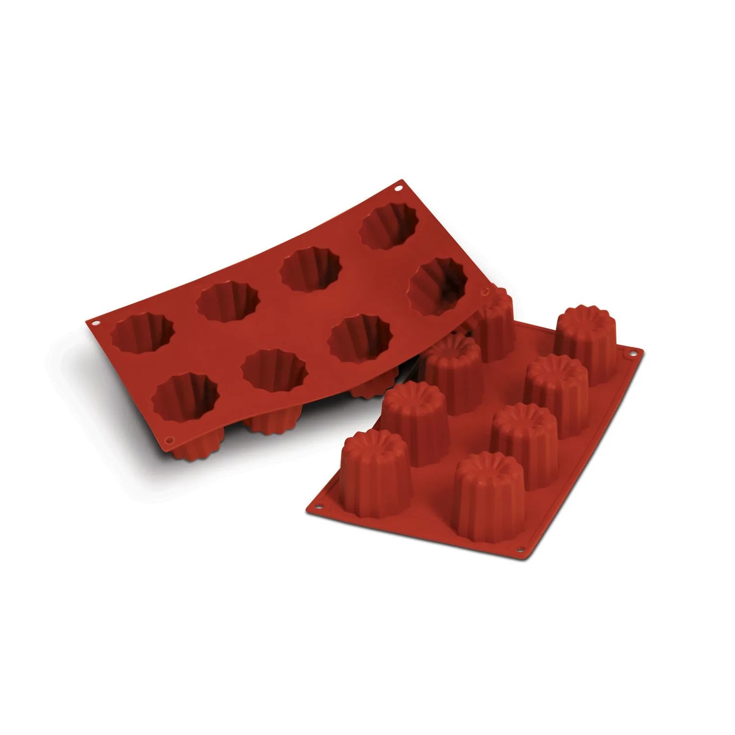 Silikonform Canelès SF050, 8 hull 2