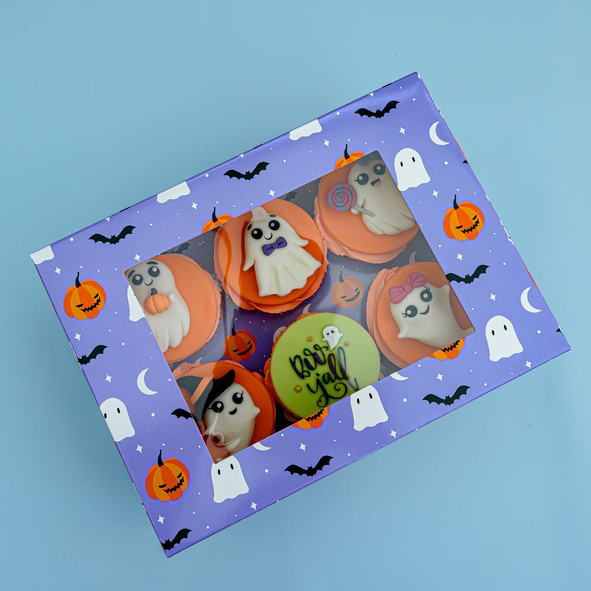Kake- og Muffinsboks Halloween Skrekknatt, 2 pk