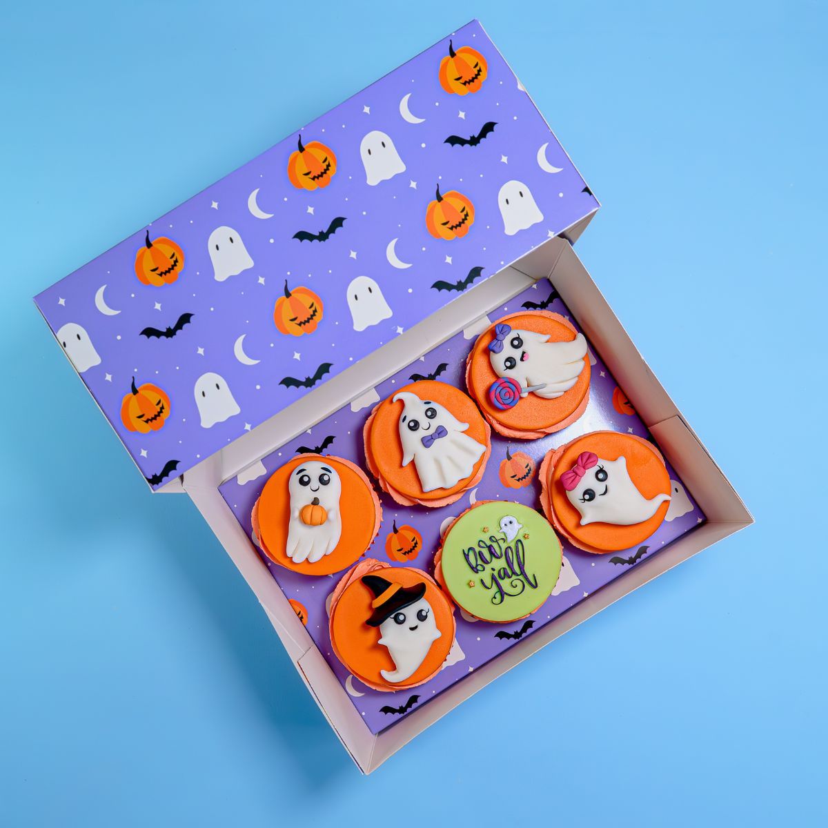 Kake- og Muffinsboks Halloween Skrekknatt, 2 pk