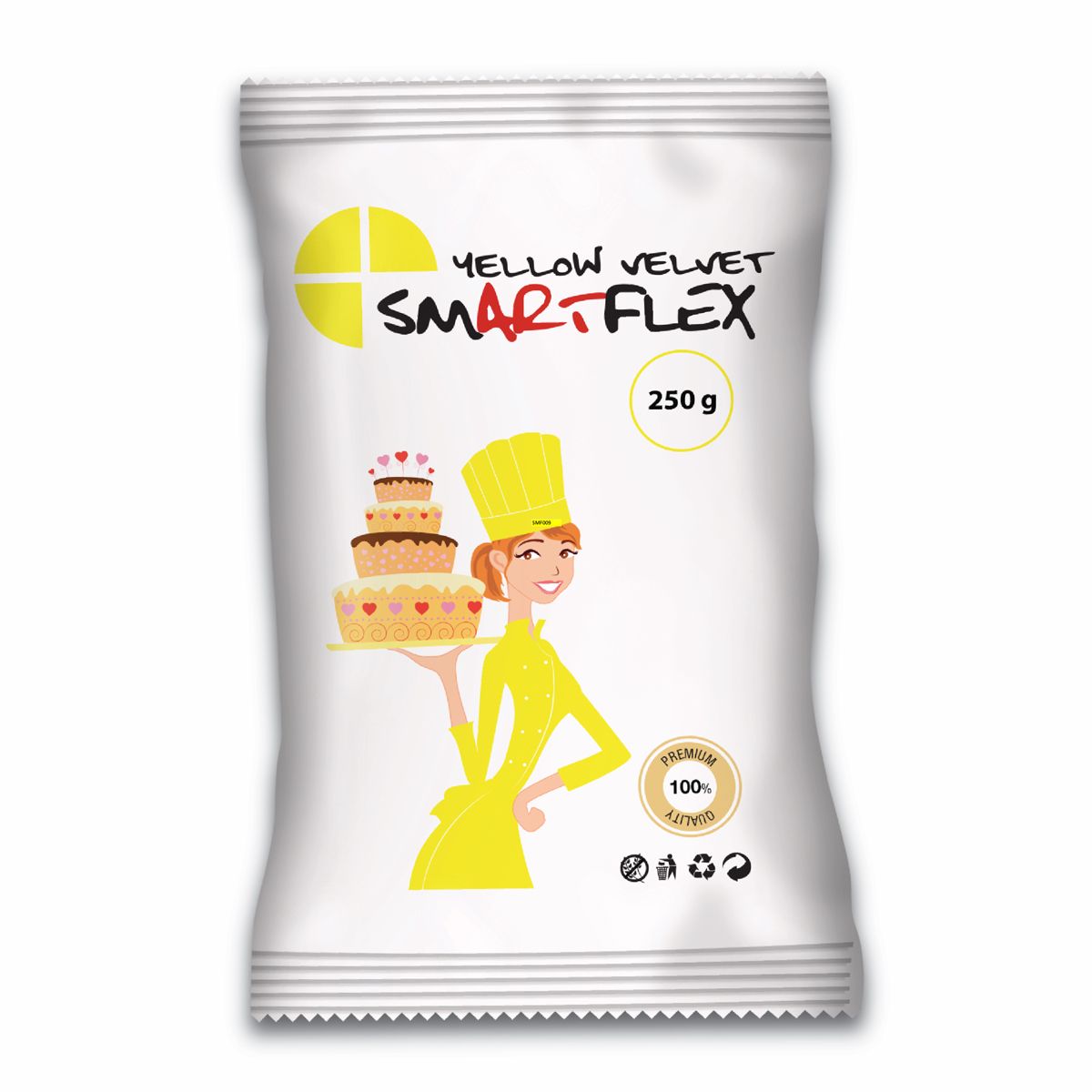 SmartFlex Fondant Yellow Velvet 250g